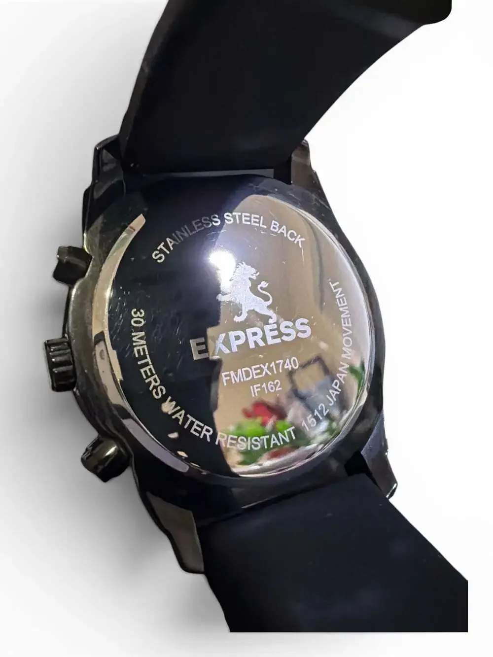 Express FMDEX1740 Chronograph Men's Silicone Strap Watch